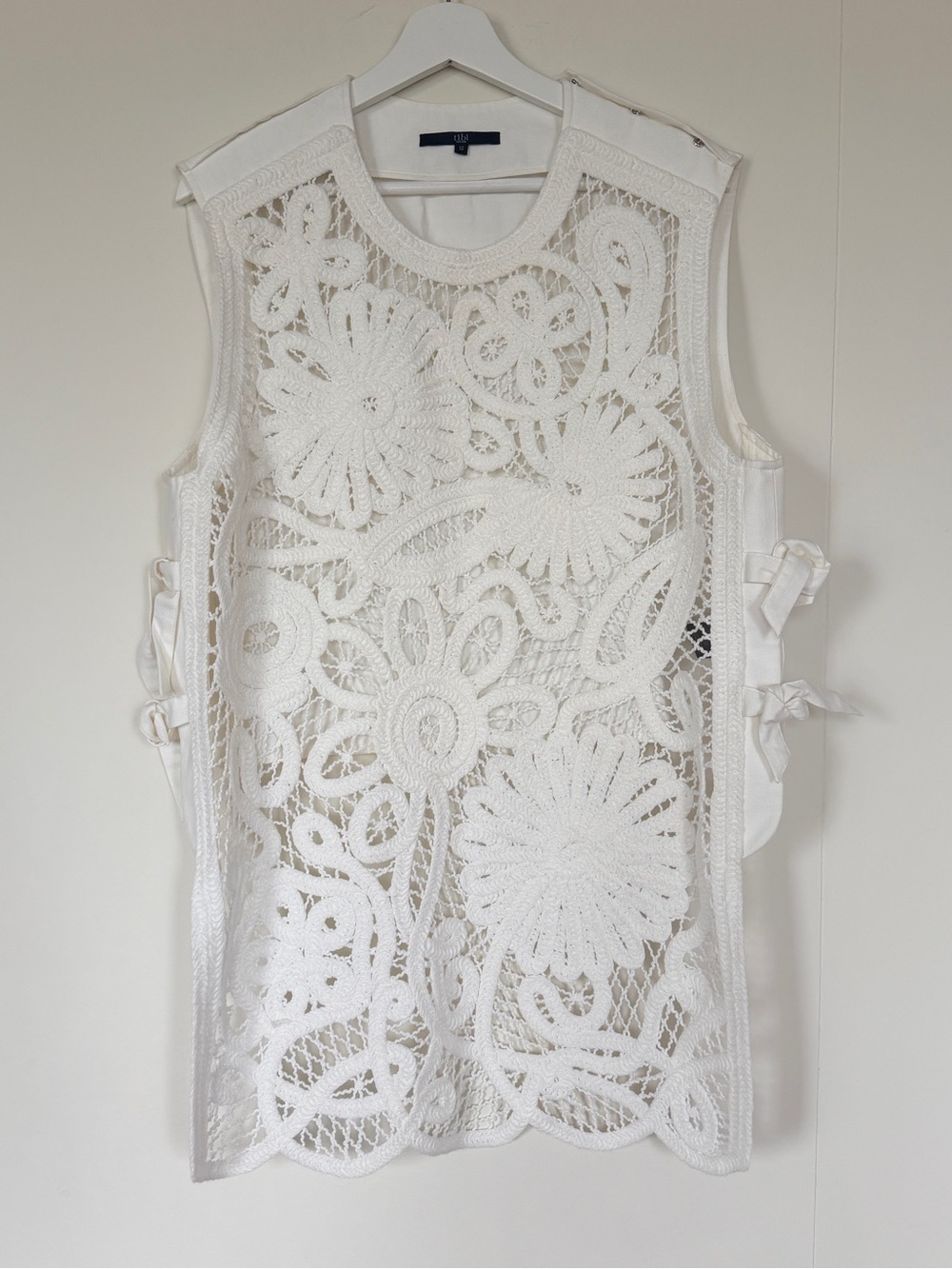 Tibi Mateo Crochet Apron Top - Picture 4 of 9